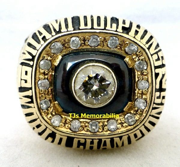 1972 MIAMI DOLPHINS SUPER BOWL VII CHAMPIONSHIP RING - PERFECT SEASON 17-0  - Buy and Sell Championship Rings
