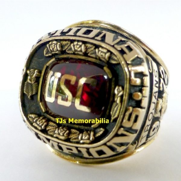 1972 USC TROJANS FOOTBALL NATIONAL CHAMPIONSHIP RING