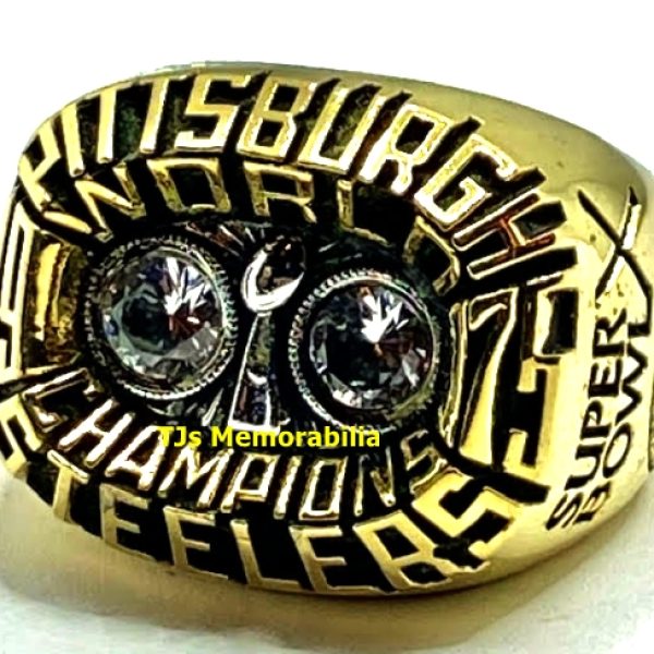 1975 PITTSBURGH STEELERS SUPER BOWL X CHAMPIONSHIP RING