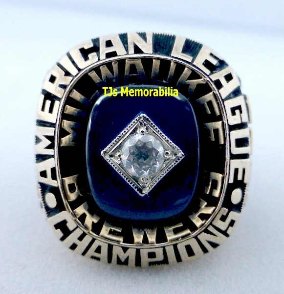 1982 MILWAUKEE BREWERS AMERICAN LEAGUE CHAMPIONSHIP RING - Buy and