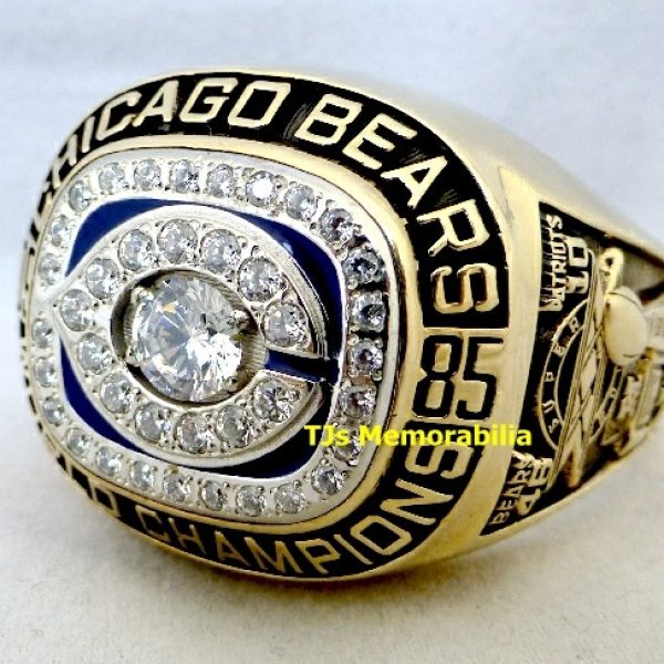 1985 CHICAGO BEARS SUPER BOWL XX CHAMPIONSHIP RING WILLIAM REFRIGERATOR PERRY