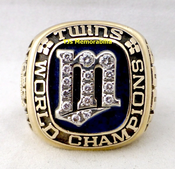 1987 MINNESOTA TWINS WORLD SERIES CHAMPIONSHIP RING - Buy and Sell  Championship Rings