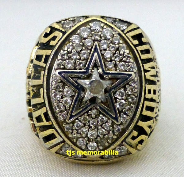 NFL 1992 Super Bowl XXVII Dallas Cowboys Championship Replica Ring