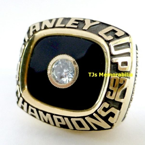 1992 PITTSBURGH PENGUINS STANLEY CUP CHAMPIONSHIP RING