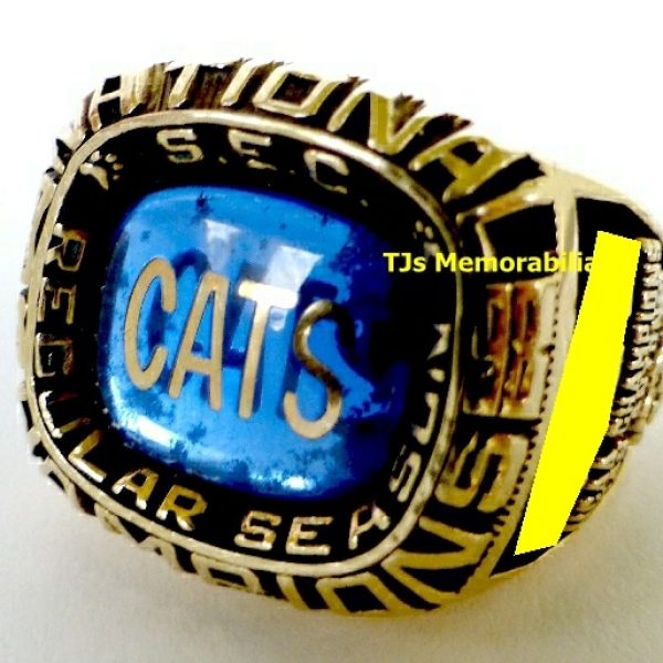 1998 KENTUCKY WILDCATS BASKETBALL SEC NATIONAL CHAMPIONSHIP RING