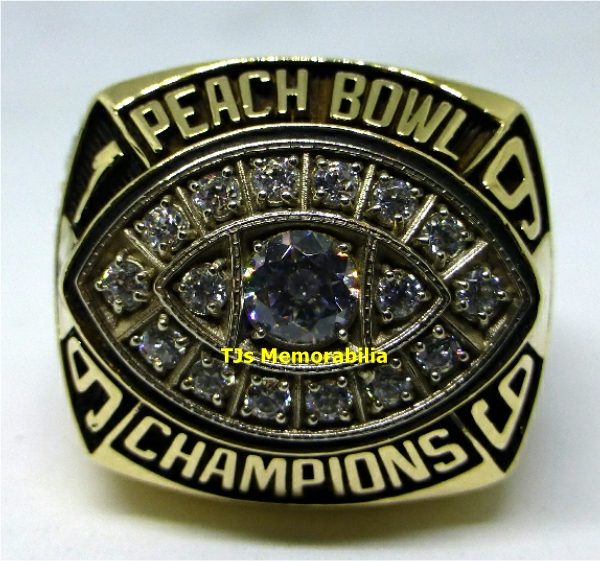 1999 MISSISSIPPI STATE BULLDOGS PEACH BOWL CHAMPIONSHIP RING - Buy 