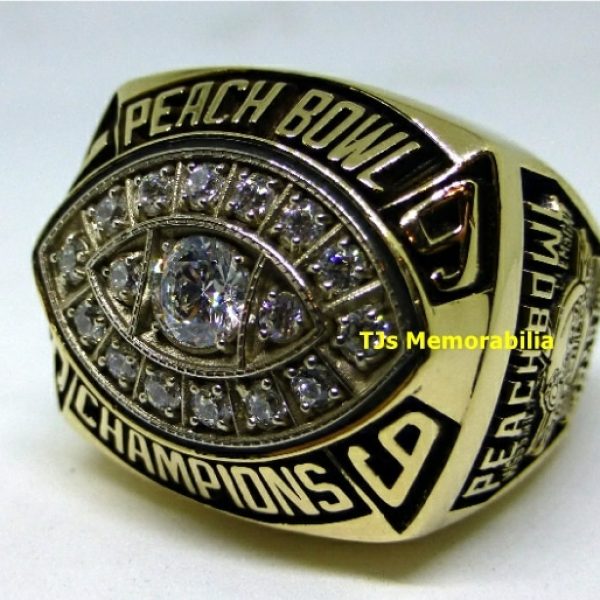 1999 MISSISSIPPI STATE BULLDOGS PEACH BOWL CHAMPIONSHIP RING