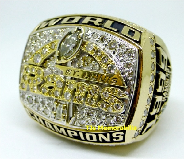 1999 St. Louis Rams Super Bowl XXXIV World Championship Ring, Replica St.  Louis Rams Ring
