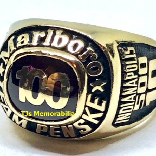 2000 TEAM PENSKE MARLBORO 100 VICTORIES WINS CHAMPIONSHIP RING TEN INDY 500 WINS