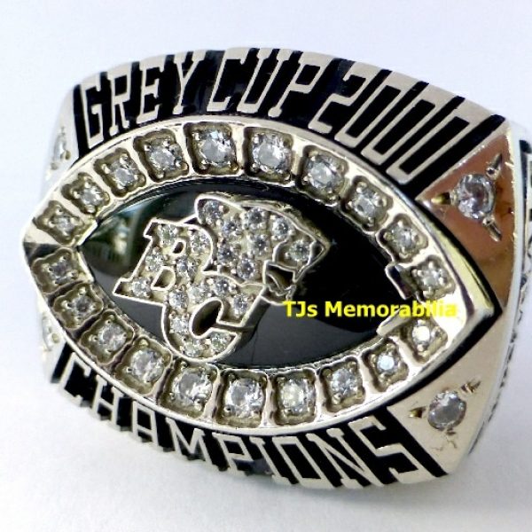 2000 BC LIONS CFL GREY CUP CHAMPIONSHIP RING