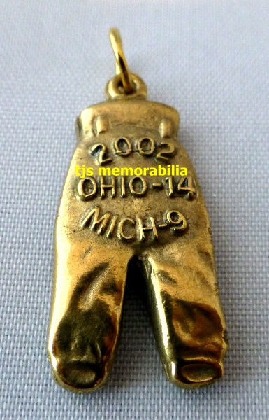 2002 OHIO STATE BUCKEYES GOLD PANTS ! 2002 NATIONAL CHAMPIONSHIP RING ...