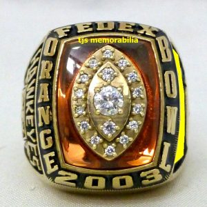 2003 Iowa Hawkeyes Orange Bowl Champions Ring