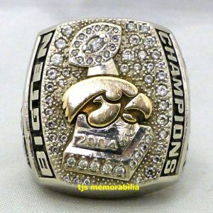 2004 Iowa Hawkeyes Big Ten Champions Ring