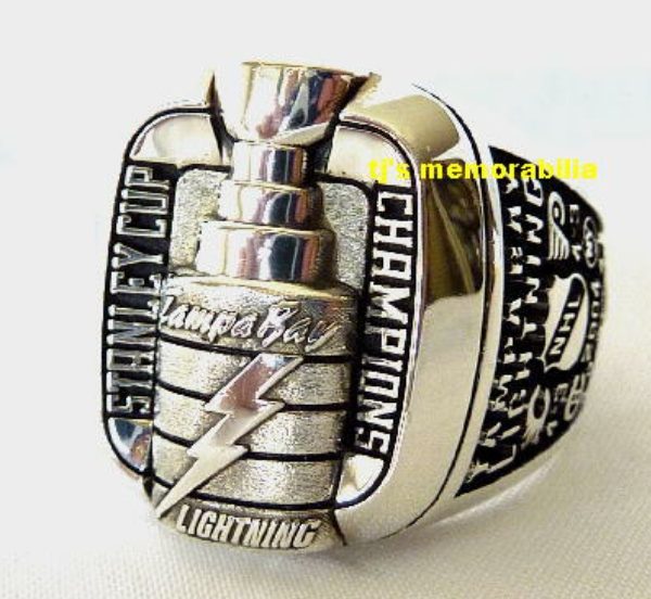 NHL 2004 Tampa Bay Lightning Stanley Cup Championship Replica Ring