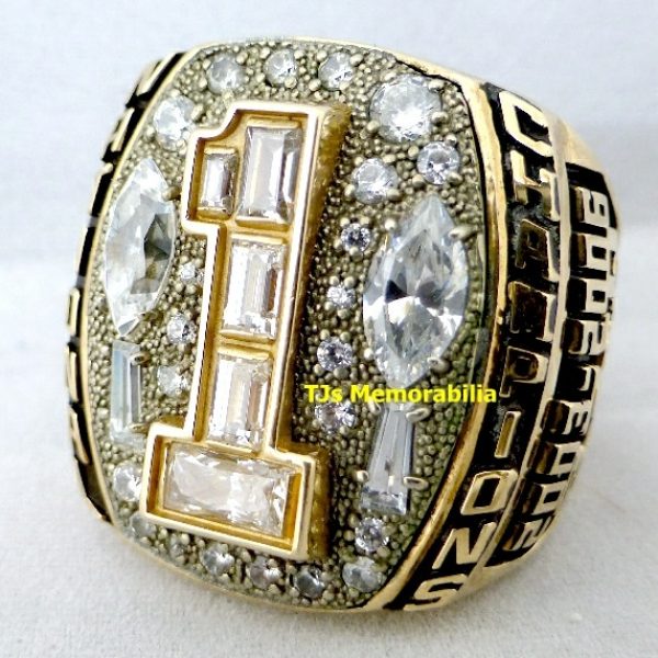 2006 APPALACHIAN STATE MOUNTAINEERS BACK TO BACK NATIONAL CHAMPIONSHIP RING