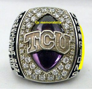 2008 TCU TEXAS CHRISTIAN HORNED FROGS POINCETTA BOWL CHAMPIONSHIP RING ...