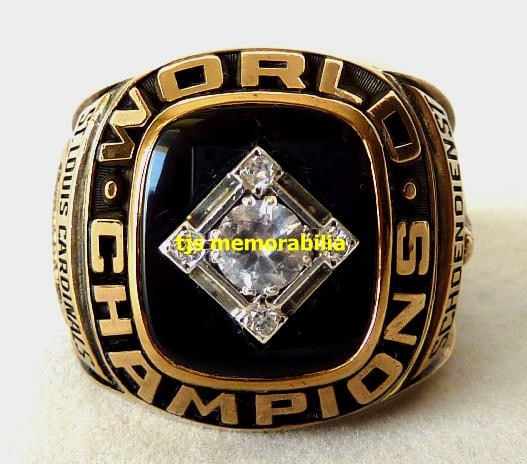Lot Detail - 1967 Lorbeer St. Louis Cardinals World Series Championship Ring