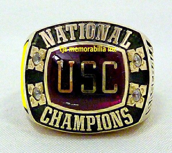 1974 USC Trojans National Championship Ring