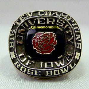 1981 Iowa Hawkeyes Big Ten Champions Ring