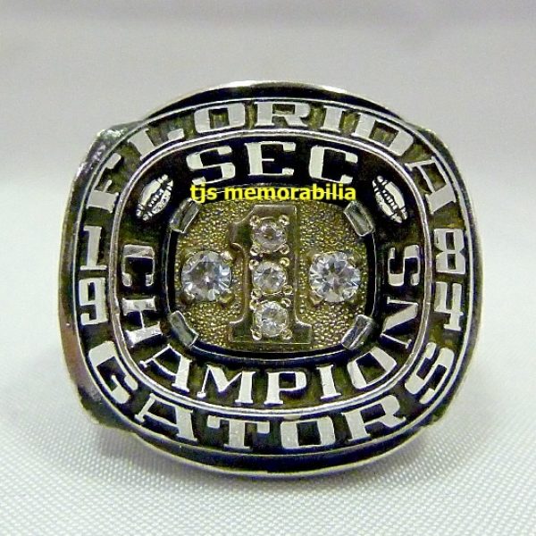 1984 FLORIDA GATORS SEC FOOTBALL CHAMPIONSHIP RING - Buy and Sell Championship  Rings