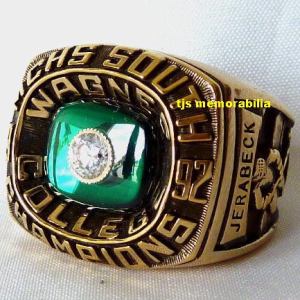 1992 WAGNER SEAHAWKS MCHS SOUTH CHAMPIONSHIP RING