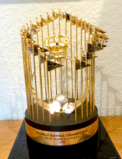 1998 NEW YORK YANKEES WORLD SERIES CHAMPIONSHIP TROPHY - Buy and