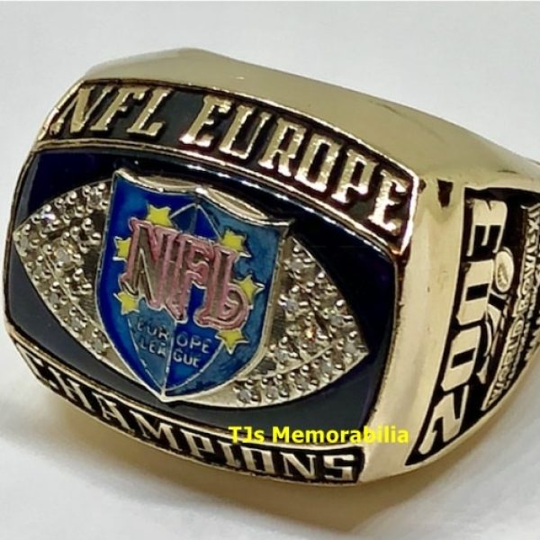 2003 FRANKFURT GALAXY NFL EUROPE CHAMPIONSHIP RING