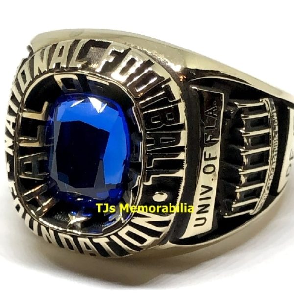 1992 COLLEGE NATIONAL FOOTBALL FOUNDATION HALL OF FAME RING – FLORIDA GATORS JACK YOUNGBLOOD