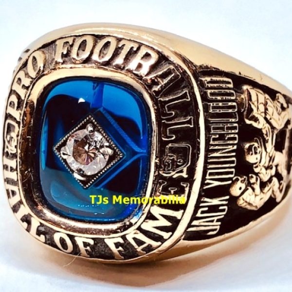 2001 NFL PRO FOOTBALL HALL OF FAME CHAMPIONSHIP RING JACK YOUNGBLOOD
