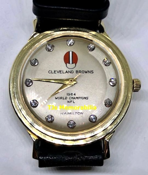 1964 CLEVELAND BROWNS WORLD CHAMPIONS CHAMPIONSHIP WATCH NOT RING - Buy and  Sell Championship Rings