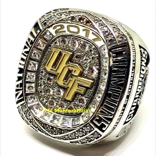 2017 UNIVERSITY OF CENTRAL FLORIDA UCF KNIGHTS 50TH ANNIVERSARY CHICK FIL A BOWL NATIONAL CHAMPIONSHIP RING