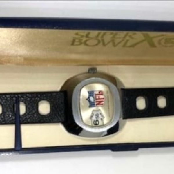 1976 PITTSBURGH STEELERS & DALLAS COWBOYS SUPER BOWL X CHAMPIONSHIP WATCH NOT RING
