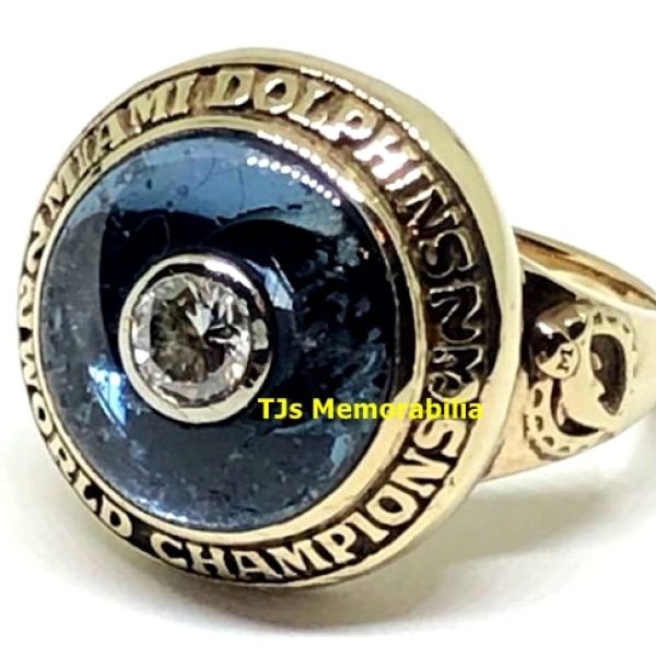 1973 MIAMI DOLPHINS BACK TO BACK SUPER BOWL VIII CHAMPIONSHIP RING