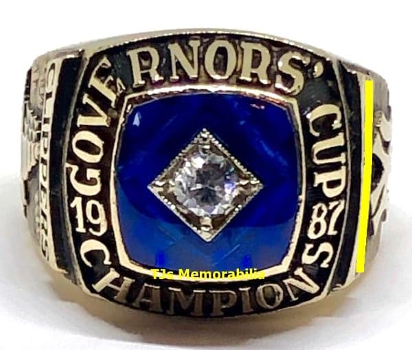 1987 COLUMBUS CLIPPERS NY YANKEES GOVERNORS CUP CHAMPIONSHIP RING - Buy ...