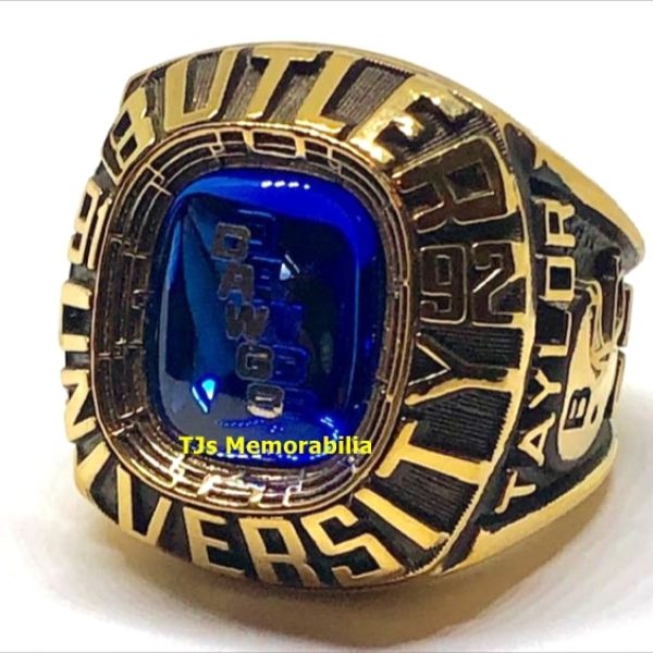 1992 BUTLER BULLDOGS BACK TO BACK MIFC CHAMPIONSHIP RING