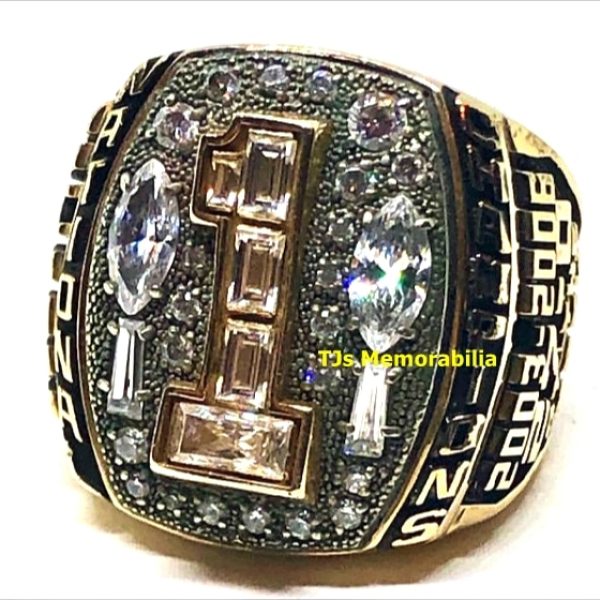2006 APPALACHIAN STATE MOUNTAINEERS FOOTBALL BACK TO BACK NATIONAL CHAMPIONSHIP RING