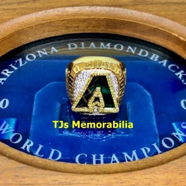 2001 ARIZONA DIAMONDBACKS WORLD SERIES PROTOTYPE CHAMPIONSHIP RING & PRESENTATION BOX