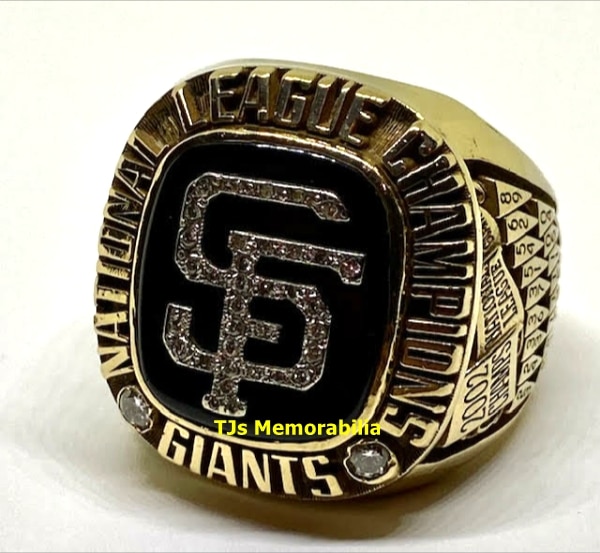 2002 SAN FRANCISCO GIANTS NATIONAL LEAGUE CHAMPIONSHIP RING WITH