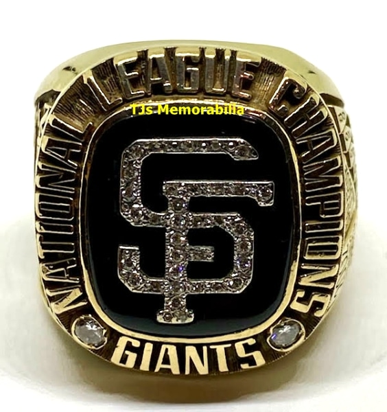 2002 SAN FRANCISCO GIANTS NATIONAL LEAGUE CHAMPIONSHIP RING WITH