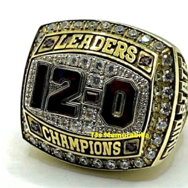 2012 OHIO STATE BUCKEYES LEADERS FOOTBALL 12-0 CHAMPIONSHIP RING