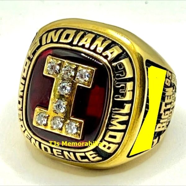1993 INDIANA HOOSIERS INDEPENDENCE BOWL CHAMPIONSHIP RING