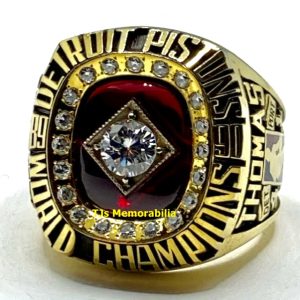 1990 DETROIT PISTONS BACK TO BACK NBA CHAMPIONSHIP RING SALESMAN SAMPLE ...