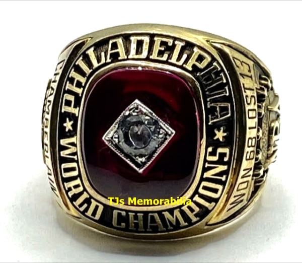 NBA Philadelphia 76ers Wilt Chamberlain championship rings