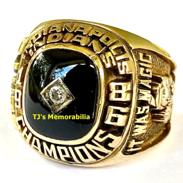 1986 INDIANAPOLIS INDIANS AMERICAN ASSOCIATION LEAGUE CHAMPIONSHIP RING