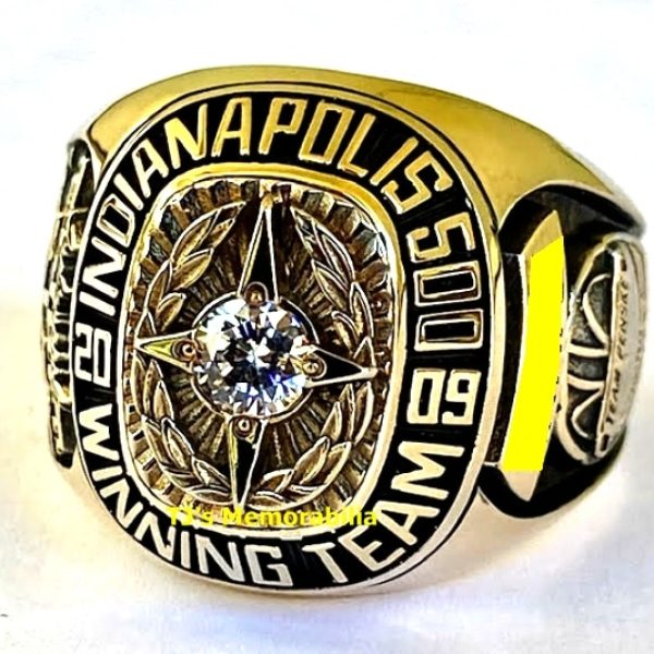 2009 INDIANAPOLIS INDY 500 WINNERS CHAMPIONSHIP RING