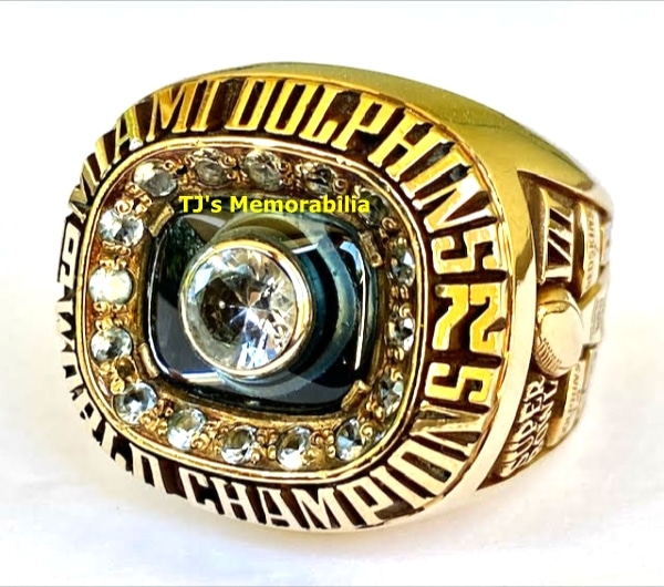NFL 1972 MIAMI DOLPHINS Super Bowl VII Championship Ring
