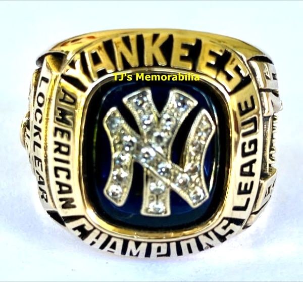 1976 NEW YORK YANKEES AMERICAN LEAGUE CHAMPIONSHIP RING - Buy and Sell ...
