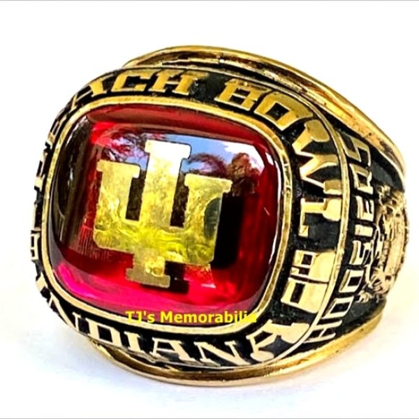 1990 INDIANA HOOSIERS PEACH BOWL CHAMPIONSHIP RING