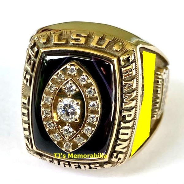 2001 LSU TIGERS FOOTBALL SEC CHAMPIONSHIP RING