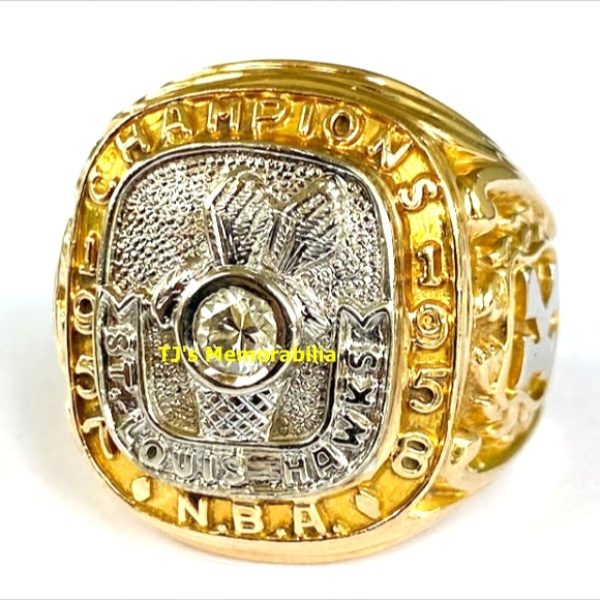1958 ATLANTA HAWKS NBA CHAMPIONSHIP RING